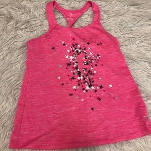 Pink kids athletic top.